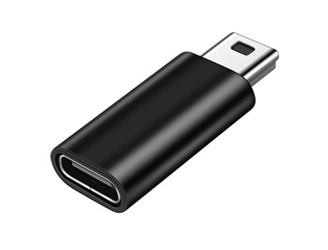 Adaptador de cargador universal de alto rendimiento, ahorro de espacio, carga rápida, convertidor de cable de datos públicos de bus tipo C a mini U...