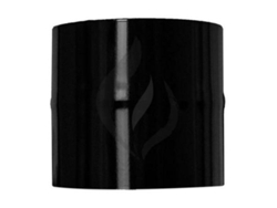 Manguito antigoteo estufa vitrificado negro 120mm antiv120
