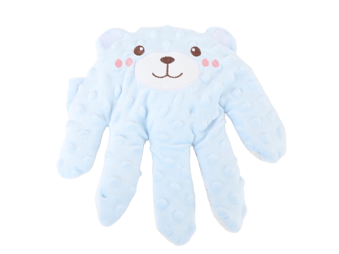 Mano De Bebé Durmiendo Con Suave Semilla De Casia, Diseño Adorable, Mano De Recién Nacido, Azul