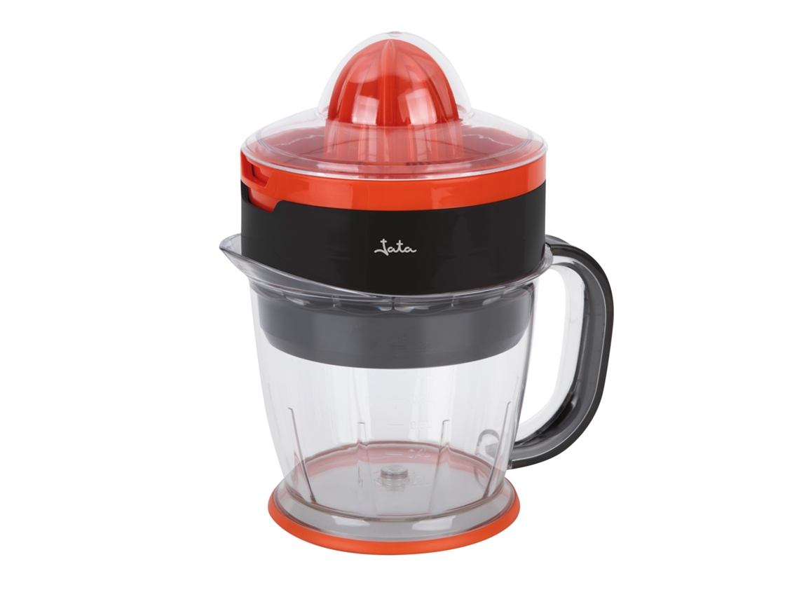 JATA Jeex1422 Exprimidor Eléctrico Con Doble Cono. Rotación Bidireccional. Capacidad: 1 2 L. Base Antideslizante. Con Tapa Protectora. Fácil Limpieza.