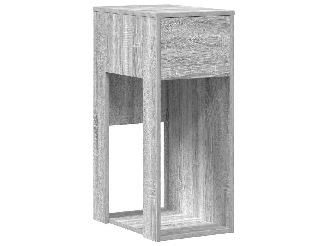 Torre de ordenador con cajón, gris, Sonoma MAISON EXCLUSIVE (30 x 44 x 74 cm)