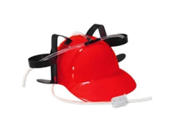 Ats-casco Bebedor Para Fiesta Con Porta Latas Y Pajita Para Cerveza Y Refrescos