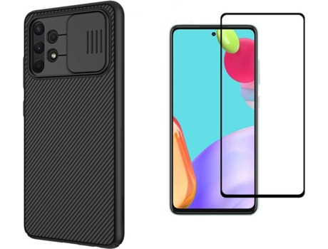 Carcasa y Protector Samsung A72 5G Nillkin Camshield Negro