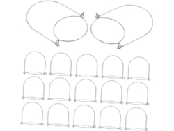 20 Anillos Para Colgar Frascos Mason Para Decoración