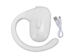 Fones De Ouvido Clip Aberto Bluetooth 5.3 Ipx6 Impermeável Leve Hifi Estéreo Branco