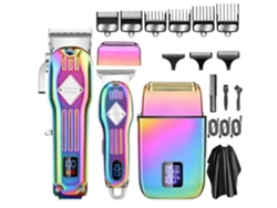 Set de cortapelos, recortador de barba y kit de cuidado personal inalámbrico para hombres. Nostalgia88