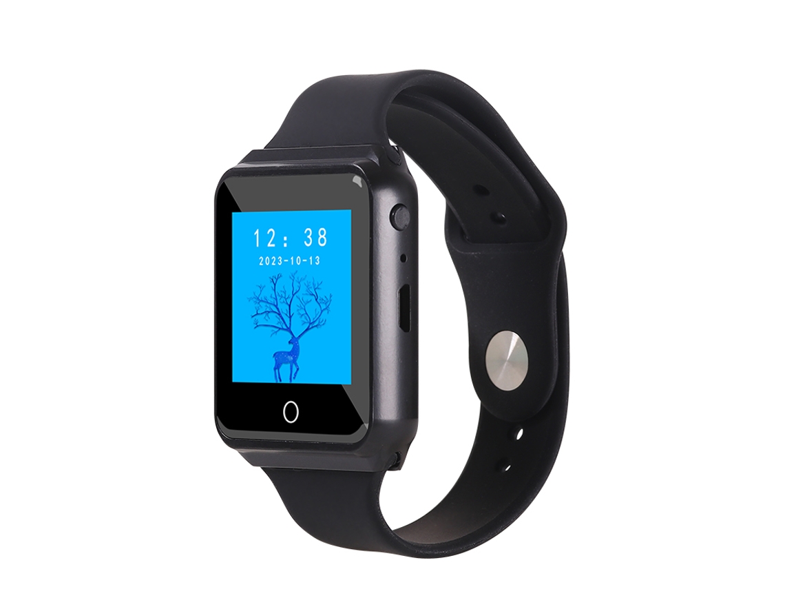 MP3 YIZHOOD s311 (4G)Reloj Bluetooth de metal, soporte de calidad de audio de alta fidelidad, tarjeta TF FM negro