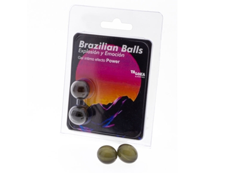 Estimulador DIVERTY SEX&GT;TALOKA 2 Bolas Brasileñas Power Effect Gel Exciting