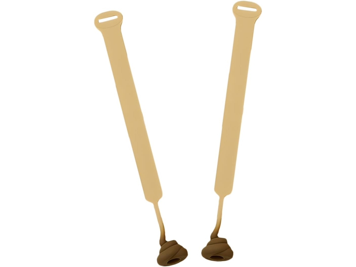 Juego de 2 elevadores de asiento de inodoro de silicona, ergonómicos y prácticos de Gokoco