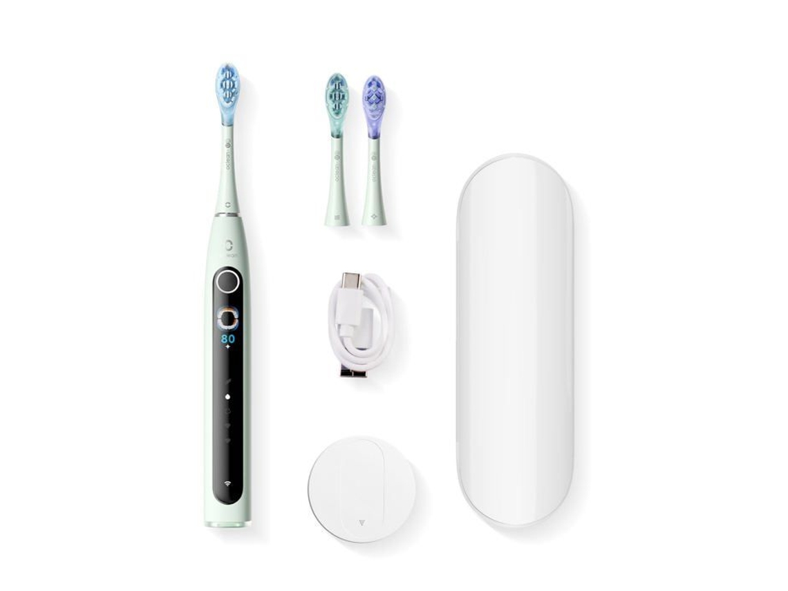 Cepillo De Dientes Eléctrico X Pro 20 Conjunto Verde Oclean