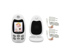 Monitor Para Bebés Con Cámara De Video De 2 Pulgadas, Visión Nocturna, Comunicación Bidireccional Y Alcance De 1000 Pies.