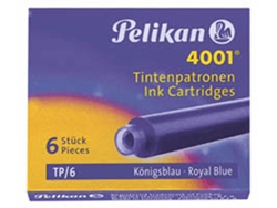 Recambio para Bolígrafos PELIKAN 4001 Negro (6 Un)