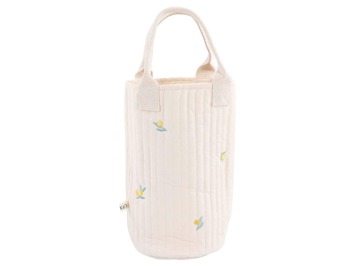 Bolsa De Algodón Para Biberones Con Estampado De Oliva Bordado, Bolsa De Pañales Portátil Para Bebé