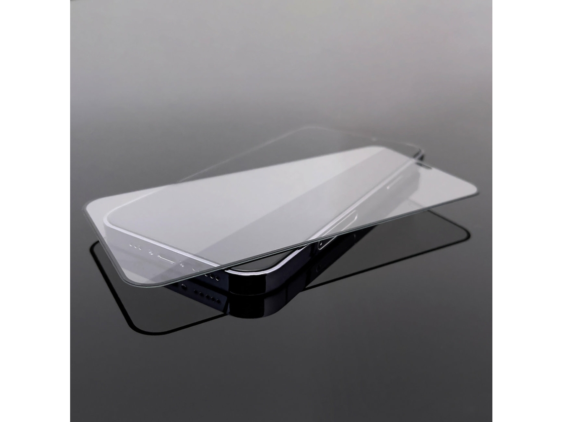 Protector de Pantalla Marco Templado Pantalla Completa para Motorola Motorola Moto G200 5G Vidrio Templado Negro