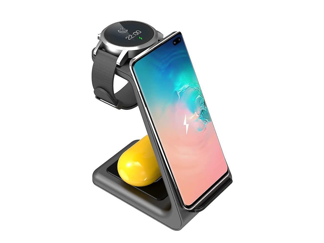 Cargador Sem Fio Qi Fast Series Para Samsung Yizhood Negro