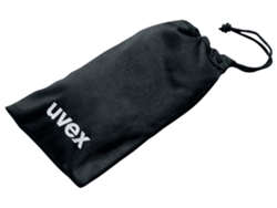 Bolsa de Microfibra UVEX para Gafas de Templo Negra