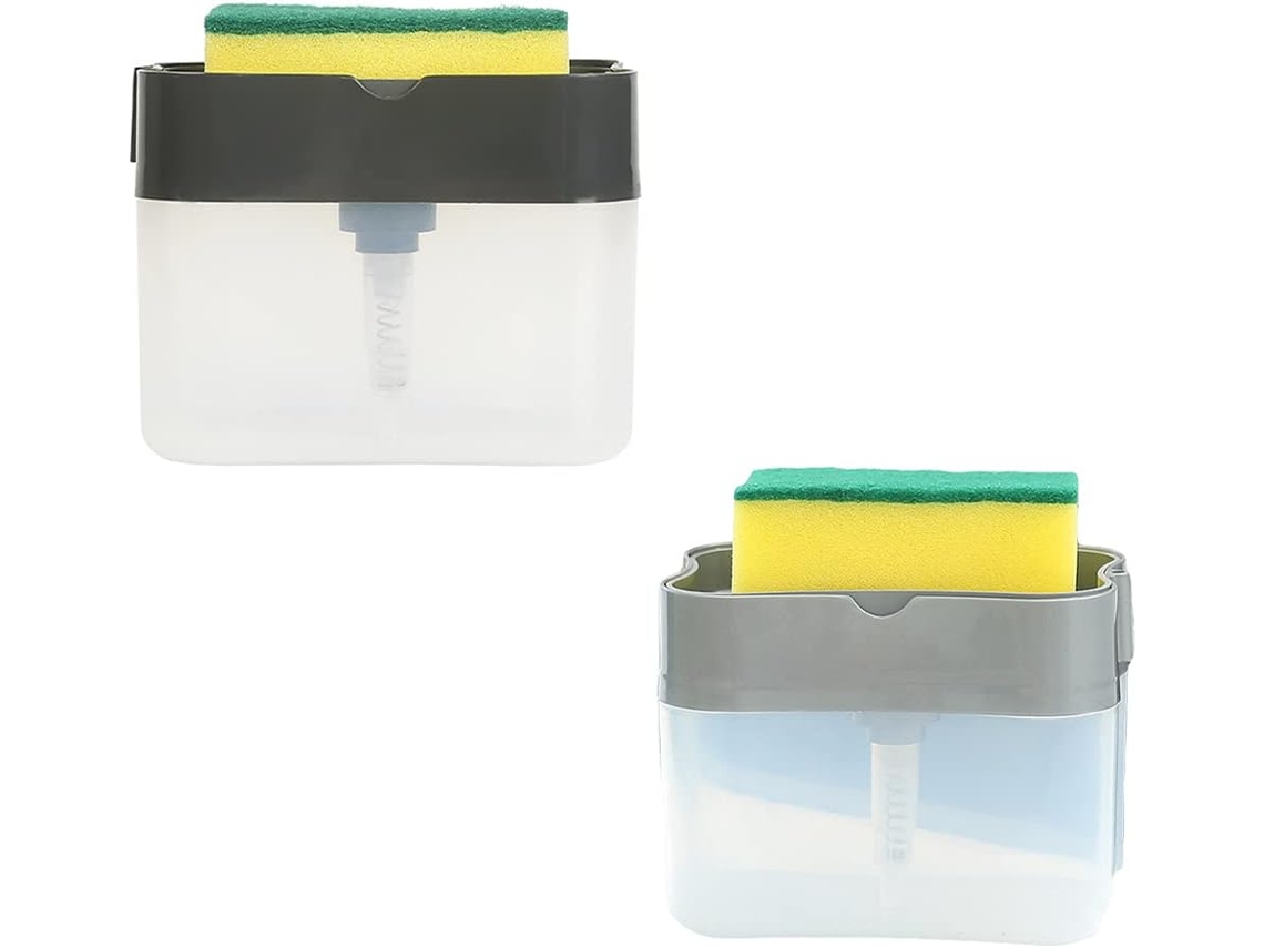 Dispensador Manual De Jabón Líquido De 2 Piezas, De Plástico Antigoteo, De Gran Capacidad,