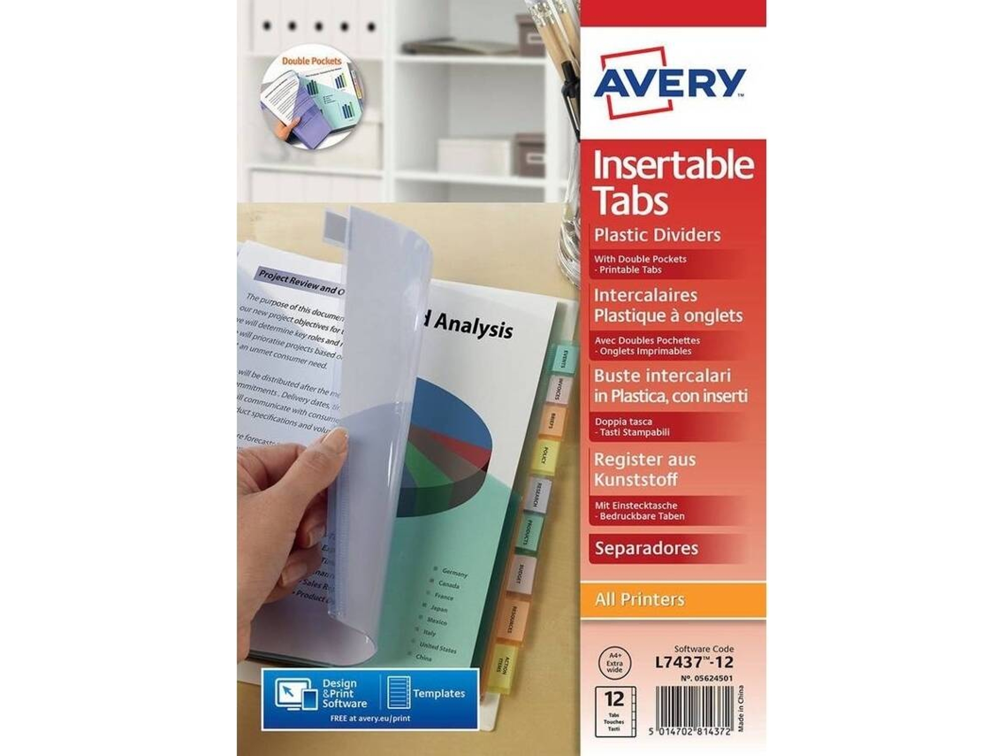 Separadores AVERY 5624501