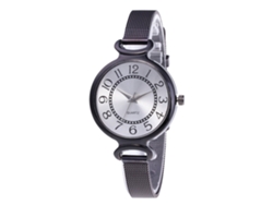 Reloj De Pulsera Casual De Cuarzo Para Mujer Zhoulianfa Con Esfera Floral Y Correa De Cuero Sintético Gris.