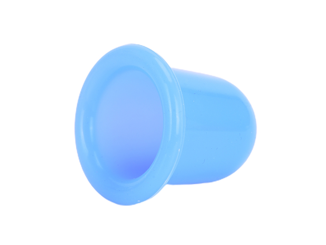 (azul) Copa De Masaje De Silicona Con Ventosa Al Vacío