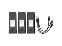 3 Baterías De Litio Recargables Portátiles De 1800 Mah Y 3,7 V Para Drones A258, F184 Y Sp3.