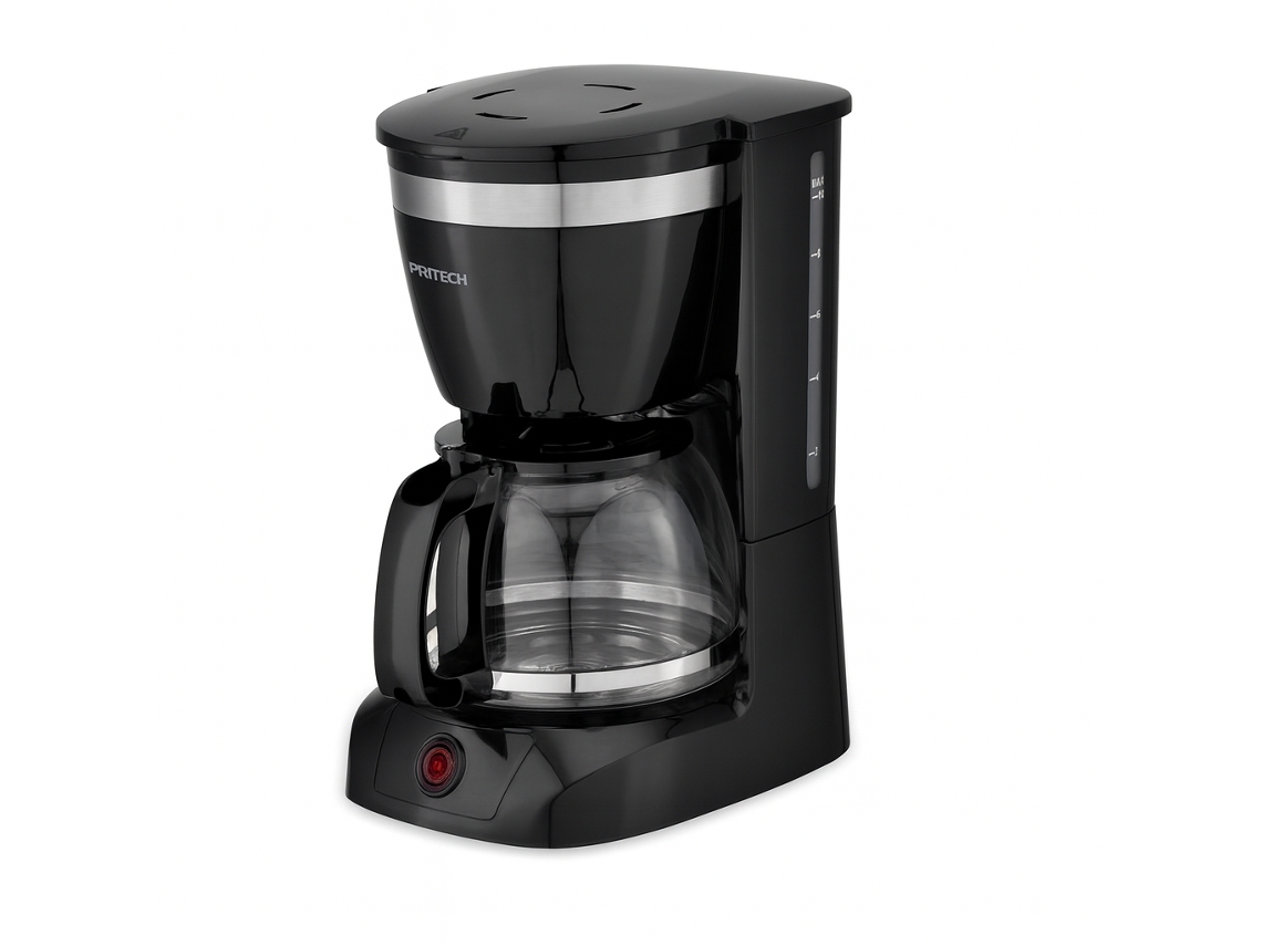 Cafetera Pritech Pbp 374 negra de 800 W