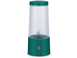 Exprimidor Portátil Con Carga Usb, Batidora Eléctrica Inalámbrica Naranja, Procesador De Alimentos De Carga Manual CHRUI Verde