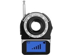 Detector de Espías Mini Bug Inalámbrico RF GSM con Lente de Cámara Oculta y Escáner Localizador para Proteger su Privacidad Negro YIZHOOD