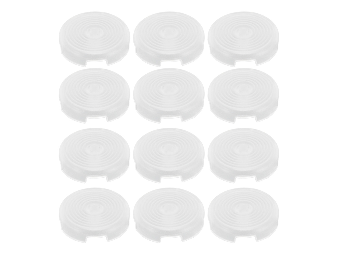 12 Capas De Substituição Para Controles De Jogo 1 Polegada Abs Keycaps Transparentes Para Cherry Ttc Switch Mecânico