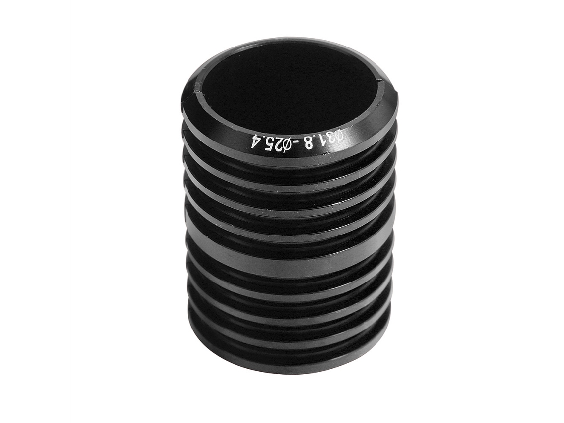 Adaptador De Manillar De Bicicleta De Aluminio, Inserto Reductor De 25,4-31,8 Mm Para Bicicleta De Montaña Y De Carretera.