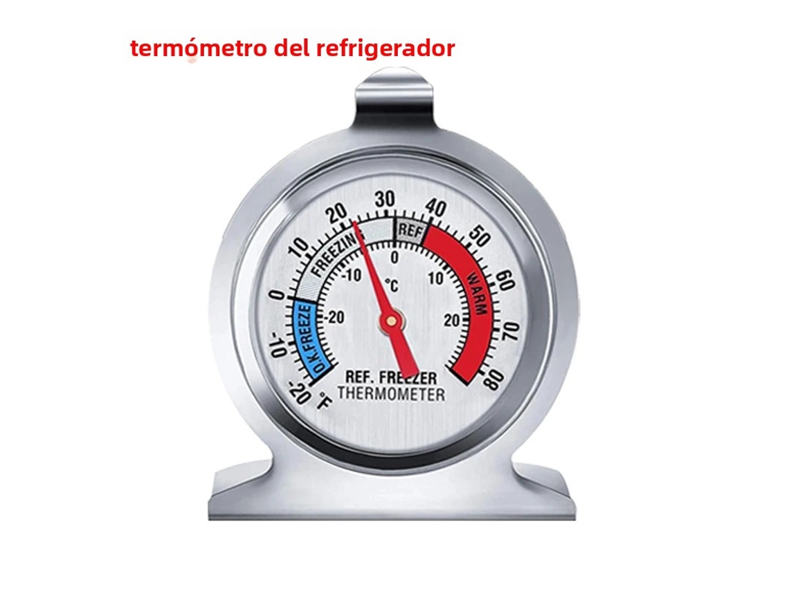 (temporizador De Congelación) Termómetro Para Horno De Congelación, Termómetro Para Horno De Parrilla, Acero Inoxidable