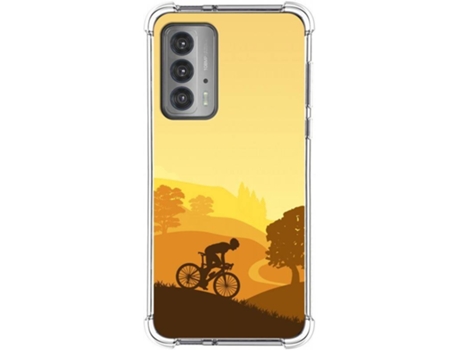 Carcasa Motorola Edge 20 TUMUNDOSMARTPHONE Ciclista Multicolor