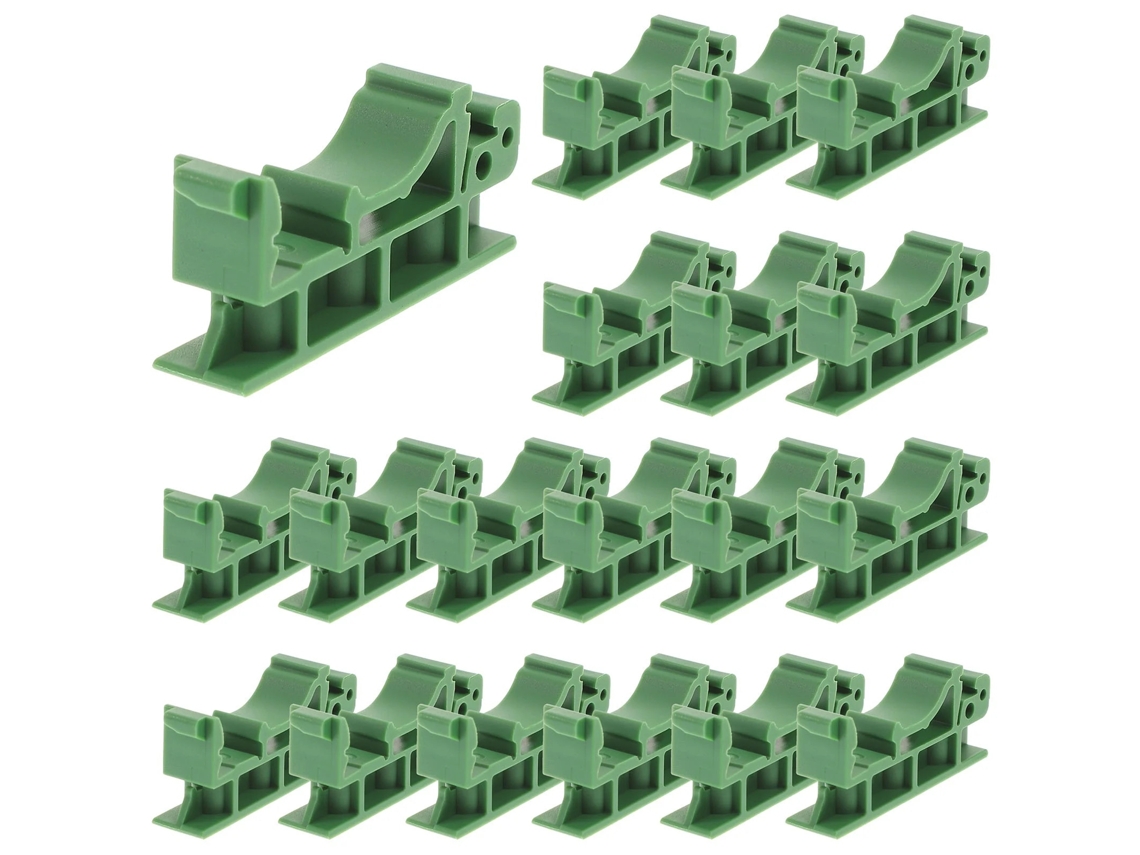 20 Suportes De Montagem Para Pcb (10 Pares, Drg-01, Verde)