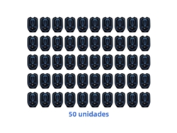 (50 Piezas) Almohadillas De Electrodos Tens Con Gel Conductor Estimulador Muscular De Pulso Terapéutico Compex
