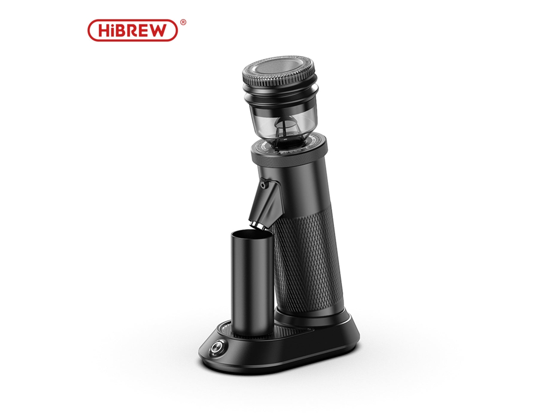 Molinillo de café expreso monodosis Hibrew G5 con fresa cónica, vaso medidor magnético, ajuste de doble velocidad y micromolienda (36 pasos)