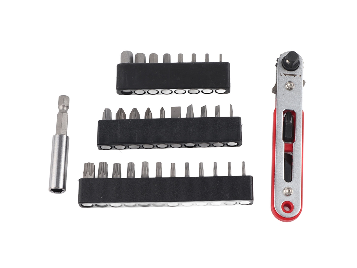 Conjunto De Herramientas Con Llave De Ratón, Llave De Socket Y 30 Bits De Gran Torque Crv