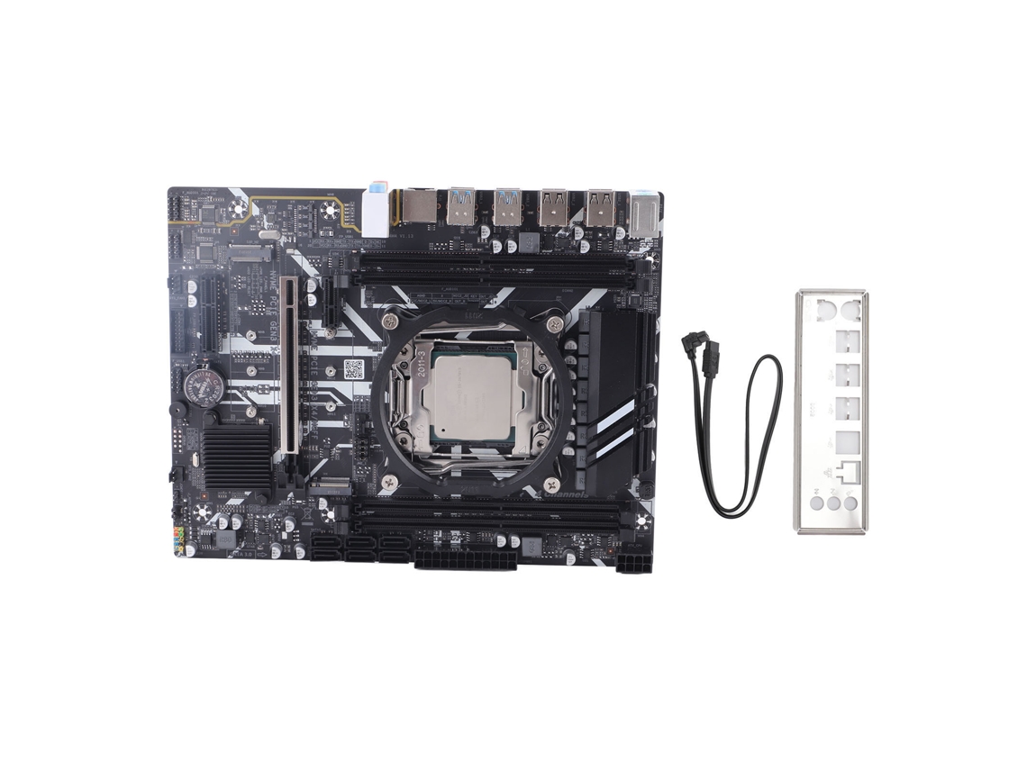 Conjunto De Placa Madre Cpu X99 Ddr4 Para Computadora De Escritorio Pc Placa Madre E5 2670v3