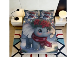 Estampado Microfibra Microfibra Diseño Almohada Juego Color 200x25cm