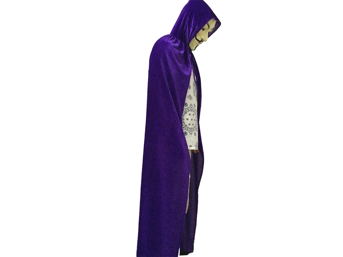 Capa con capucha unisex, disfraz de vampiro o bruja para Halloween NEVEANCE