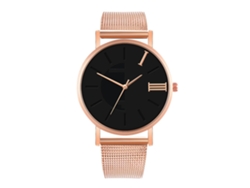 Reloj De Moda Para Hombre Y Mujer Con Correa De Malla, Esfera Redonda, Cuarzo, Para Parejas.