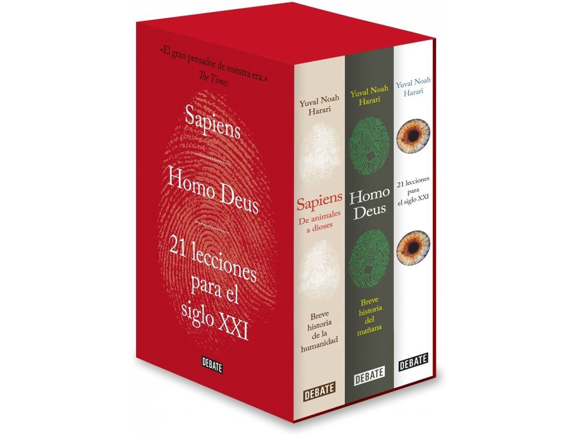 Libro Sapiens/Homo Deus/21 Lecciones Para El Siglo Xxi de Yuval Noah Harari (Español)