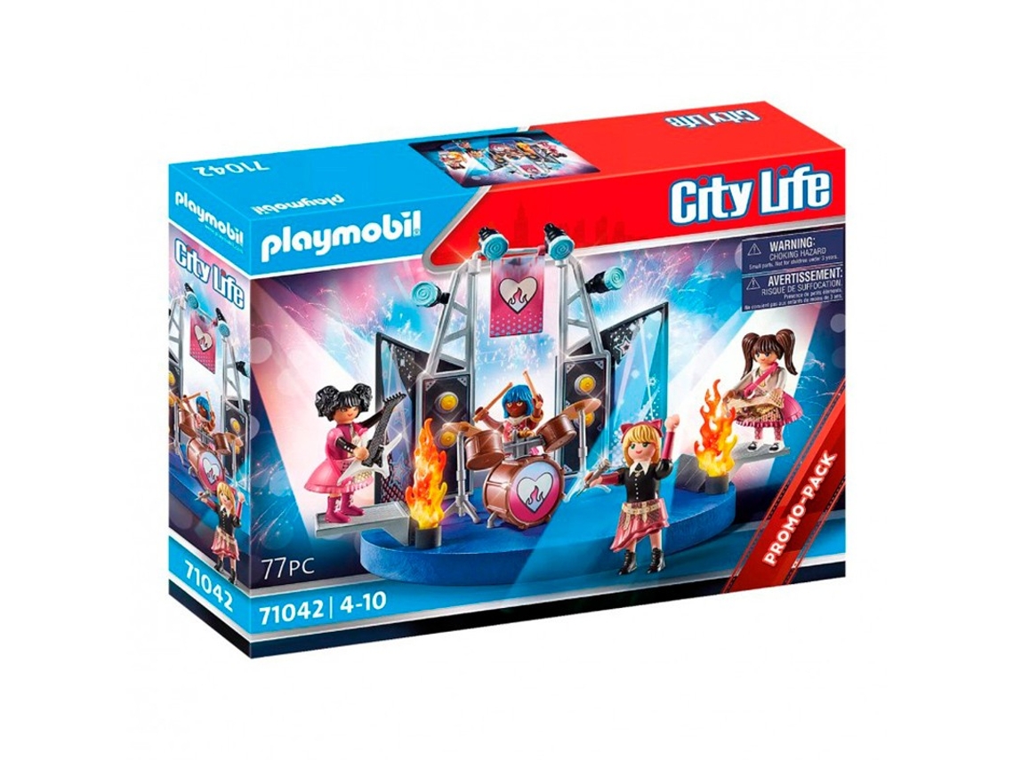 PLAYMOBIL City Life Banda de Musica (Edad Mínima Recomendada: 4 años - 77 Piezas)