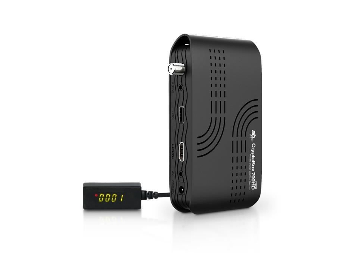 Receptor De Satélite Ab Cryptobox 700hd Full Hd 1080p H.265 Hevc Mini Diseño