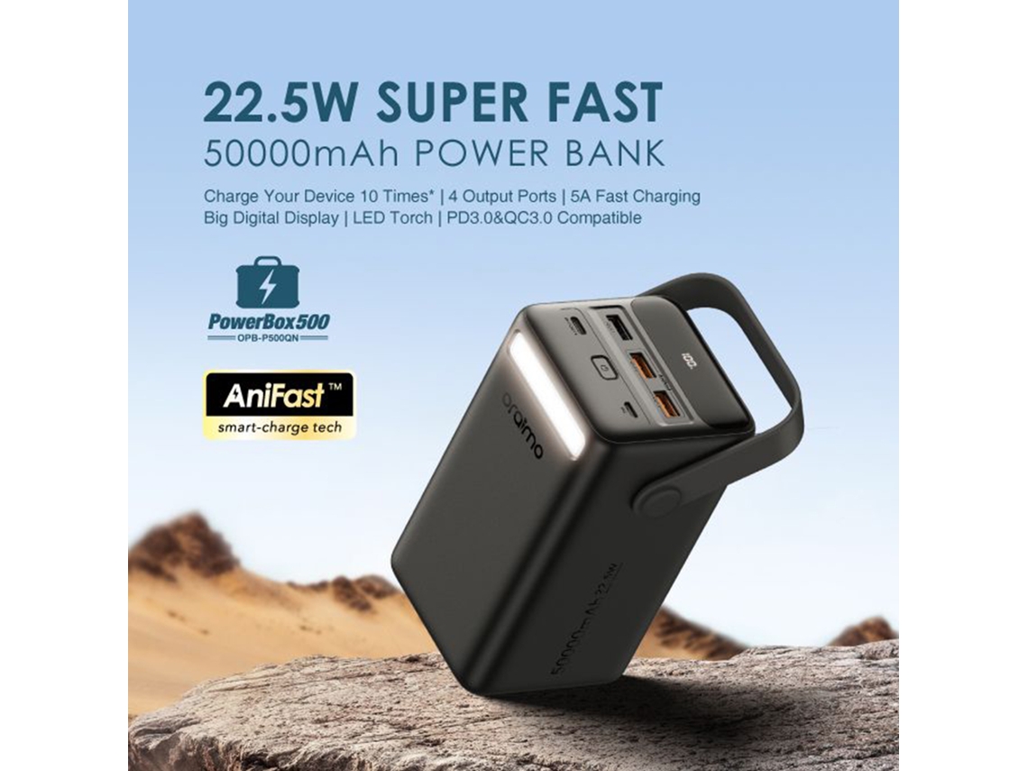 Carregador Portátil LAXISCREED 50000mah Pd3.0 Qc3.0