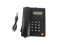 Teléfono Fijo De Escritorio Con Brillo Ajustable En 5 Niveles, Identificador De Llamadas Lcd, Para Uso Doméstico Y Hotelero.