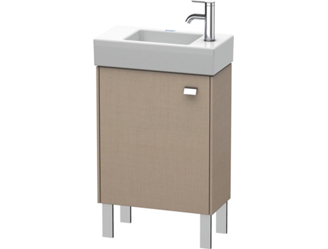 Mueble bajo lavabo DURAVIT Brioso de pie 48,4 x 23,9 cm 1 puerta con bisagra a la izquierda 1 balda de cristal para lavabo Vero Air 072450