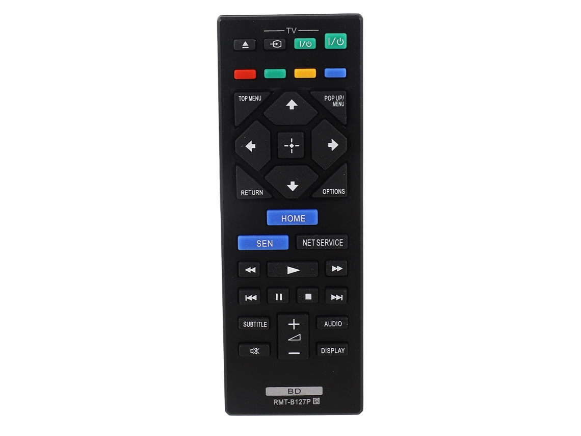 Controle Remoto Substituto Rmt-b127p Para Blu Ray Bdp S3200 S4200 S5200 S1200 S6200