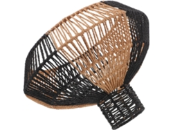 Lámpara De Techo Colgante De Repuesto Con Cuerda De Papel Natural Tejida A Mano, 30 Cm, Estilo