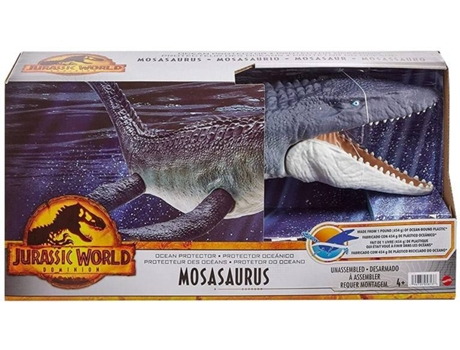 Figura de Acción MATTEL Jurassic World 3 Mosasaurus defensor del océano (Edad Mínima: 4)
