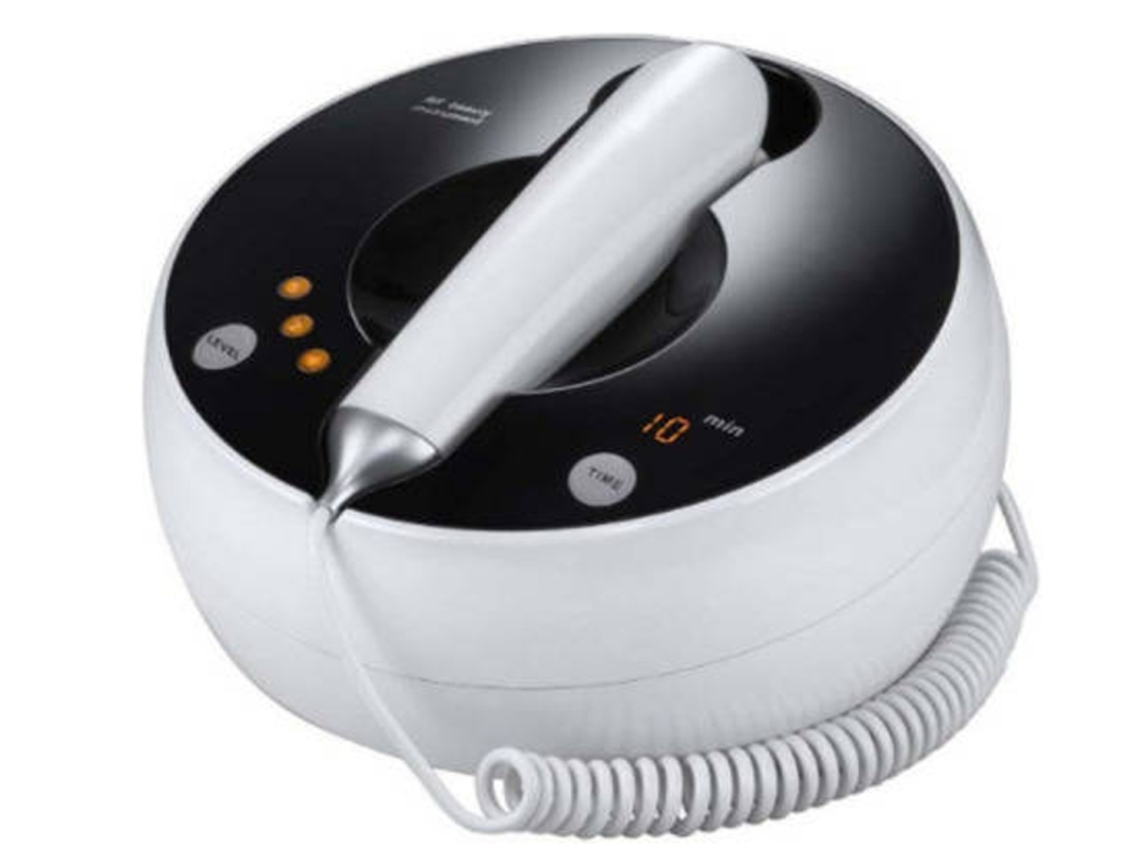 Dispositivo de belleza RF Lifting Masajeador facial Reafirmante Antiarrugas Antienvejecimiento Negro Yemaesre